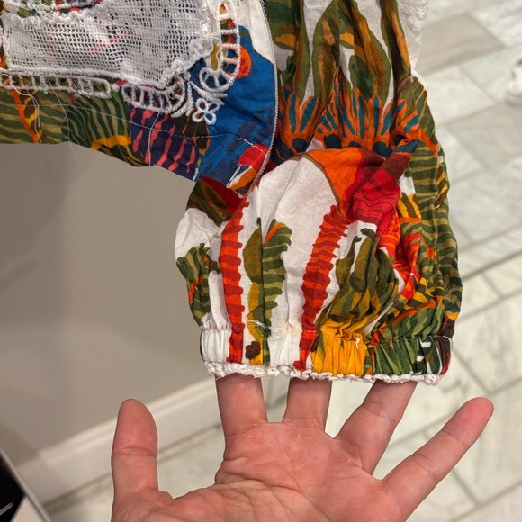 FARM Rio Colorful Tropical Print Blouse - Picture 5 of 5